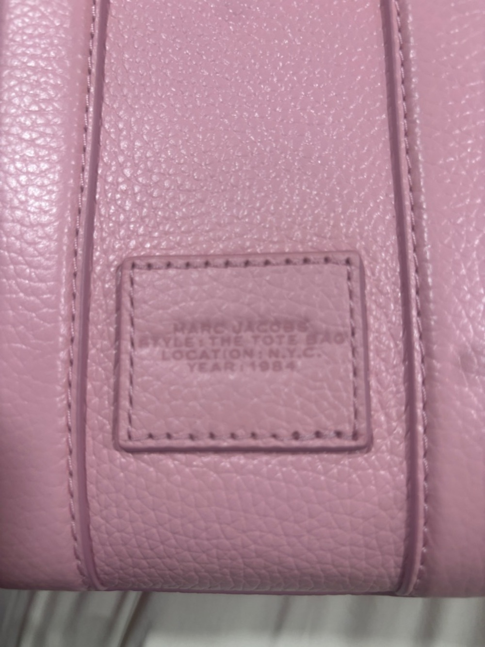 Marc Jacobs Mini Tote in Soft Pink Leather - Picture 3 of 10